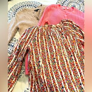 GAP Cardigans & Blouse Bundle